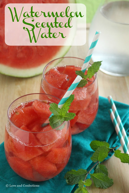 Watermelon Scented Water from LoveandConfections.com