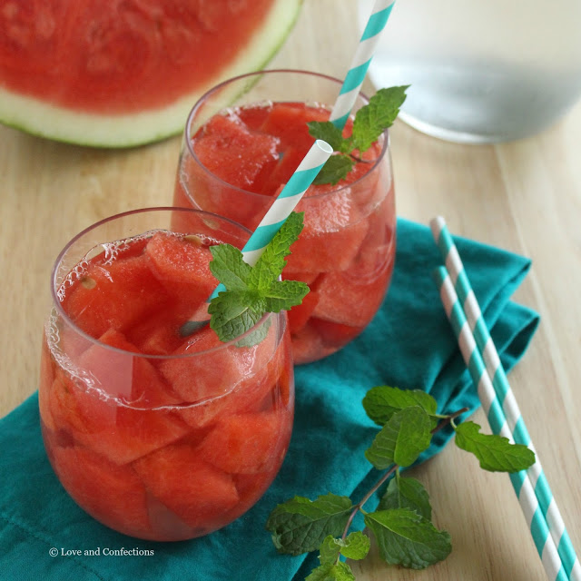 Watermelon Scented Water from LoveandConfections.com