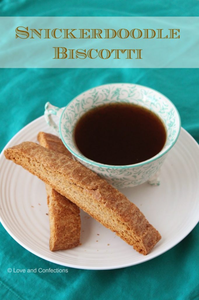 Snickerdoodle Biscotti from Love and Confections