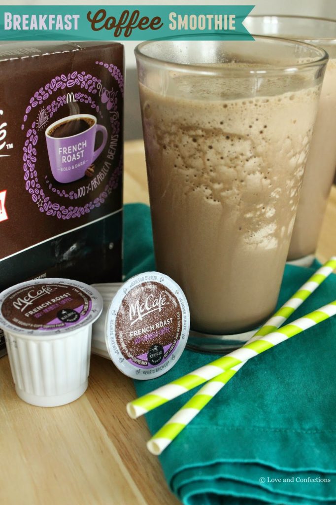 Breakfast Coffee Smoothie from LoveandConfections.com