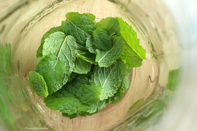 Cucumber Mint Water from LoveandConfections.com