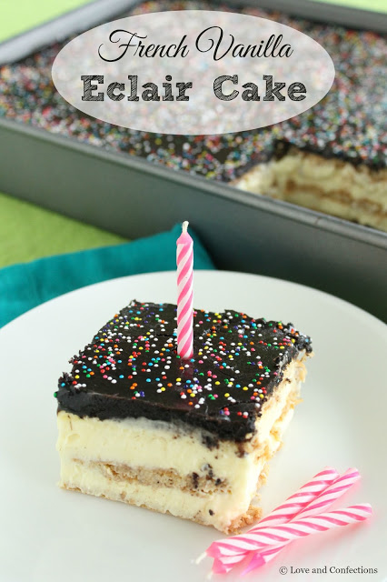 French Vanilla Eclair Cake from LoveandConfections.com
