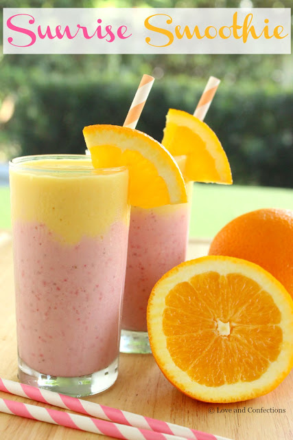 Sunrise Smoothie from LoveandConfections.com