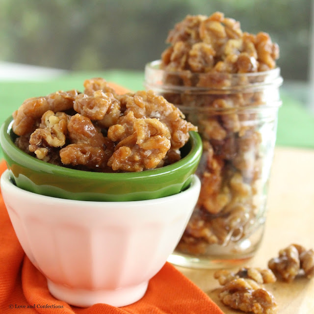 Candied Walnuts from LoveandConfections.com