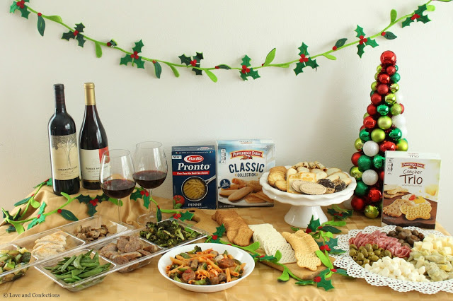 One-Pot Pasta Party from Loveandconfections.com #HolidayPairings