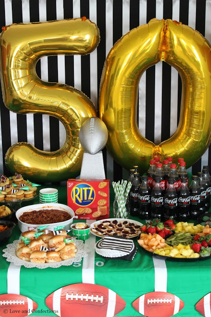 Score Big with a Big Game Bash from LoveandConfections.com #ScoreMoreFans 