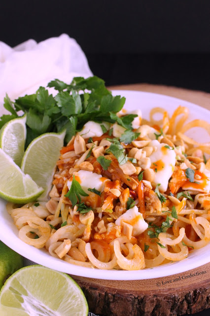 Poutine Pad Thai from LoveandConfections.com