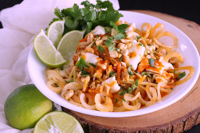 Poutine Pad Thai from LoveandConfections.com