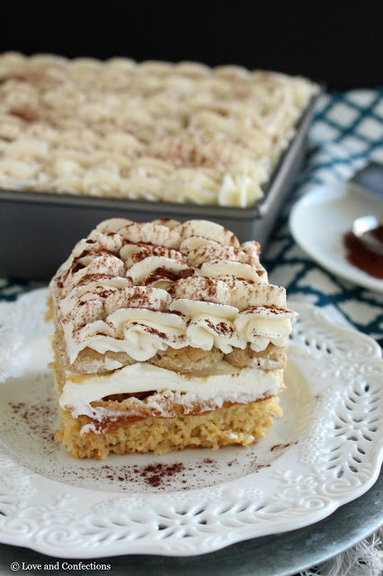 Tiramisu Tres Leches - Love and Confections