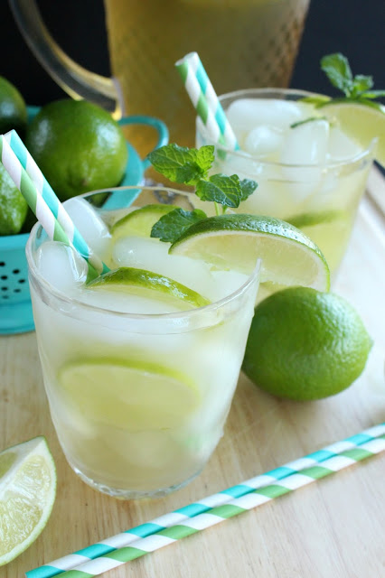 Green Tea Mojitos by LoveandConfections.com #BrunchWeek