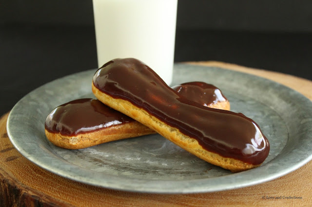 Chocolate Eclairs from LoveandConfections.com #SundaySupper #JuneDairyMonth #FloridaMilk