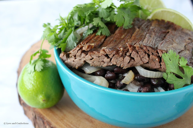 Vaca Frita Rice Bowl by LoveandConfections.com #SundaySupper 