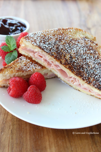 Monte Cristo Grilled Cheese from LoveandConfections.com #SandwichWithTheBest
