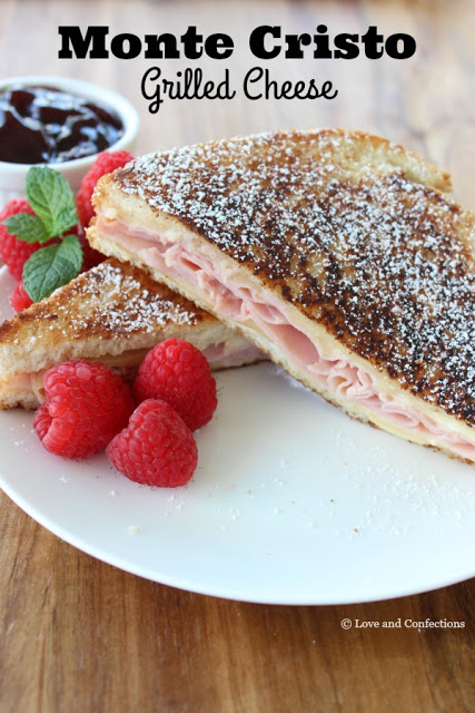 Monte Cristo Grilled Cheese from LoveandConfections.com #SandwichWithTheBest