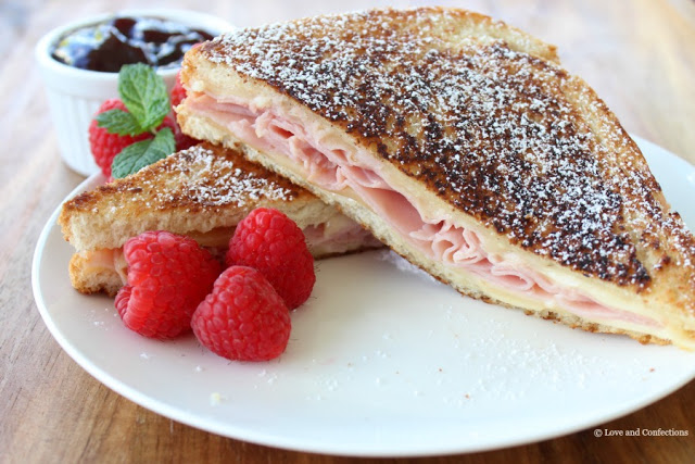 Monte Cristo Grilled Cheese from LoveandConfections.com #SandwichWithTheBest