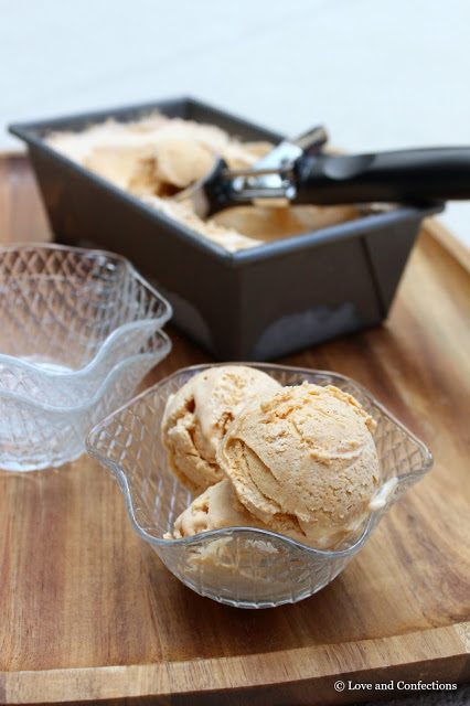 No-Churn Pumpkin Spice Ice Cream from LoveandConfections.com #PumpkinWeek