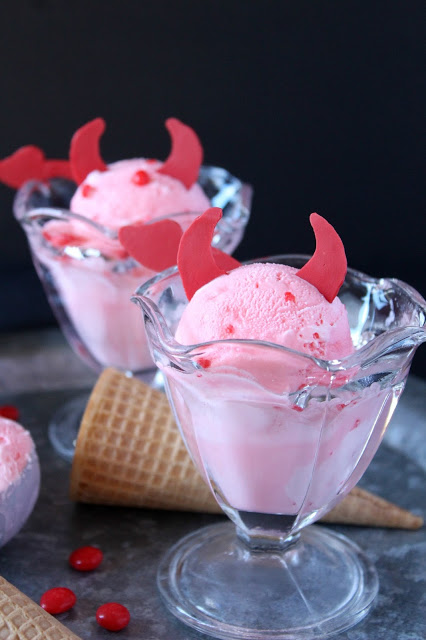 Red Hot Devil Ice Cream from LoveandConfections.com