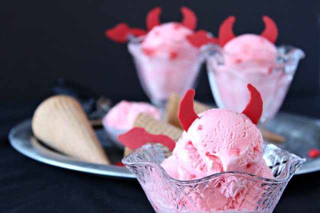 Red Hot Devil Ice Cream from LoveandConfections.com