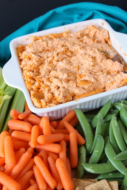 Buffalo Ranch Chicken Dip from LoveandConfections.com #MakeHeartburnHistory