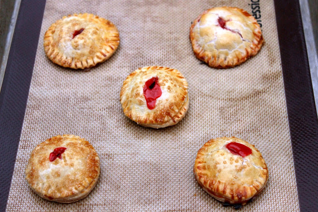 Cherry Hand Pies from LoveandConfections.com