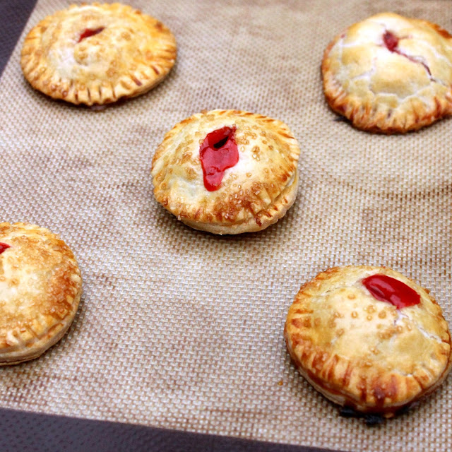 Cherry Hand Pies from LoveandConfections.com