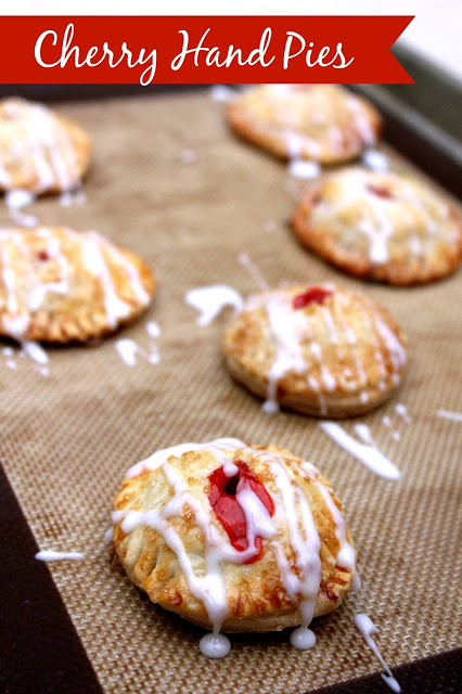 Cherry Hand Pies from LoveandConfections.com