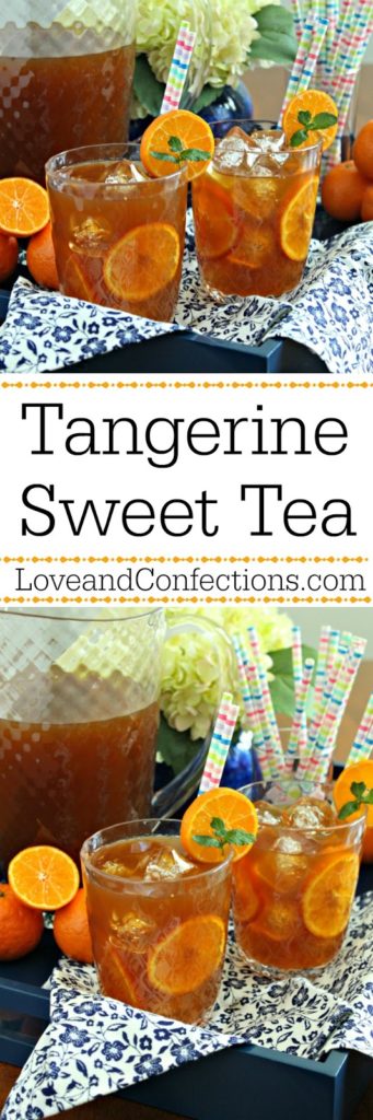 Tangerine Sweet Tea from LoveandConfections.com