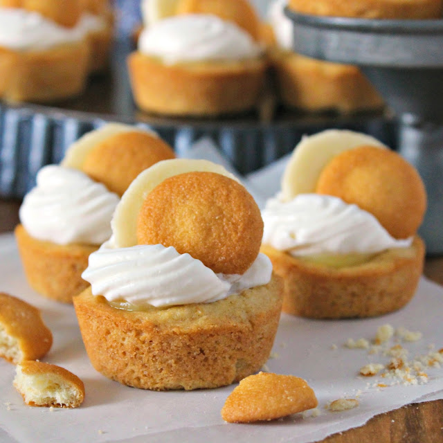 Banana Cream Pie Cookie Cups from LoveandConfections.com