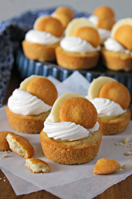 Banana Cream Pie Cookie Cups from LoveandConfections.com
