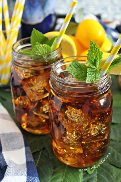 Simple Southern Sweet Tea from LoveandConfections.com