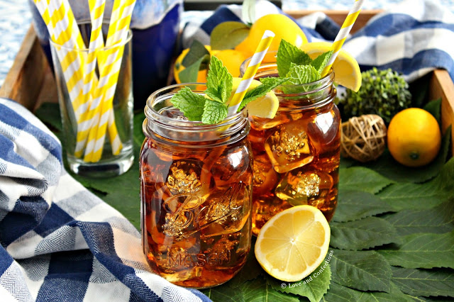 Simple Southern Sweet Tea from LoveandConfections.com