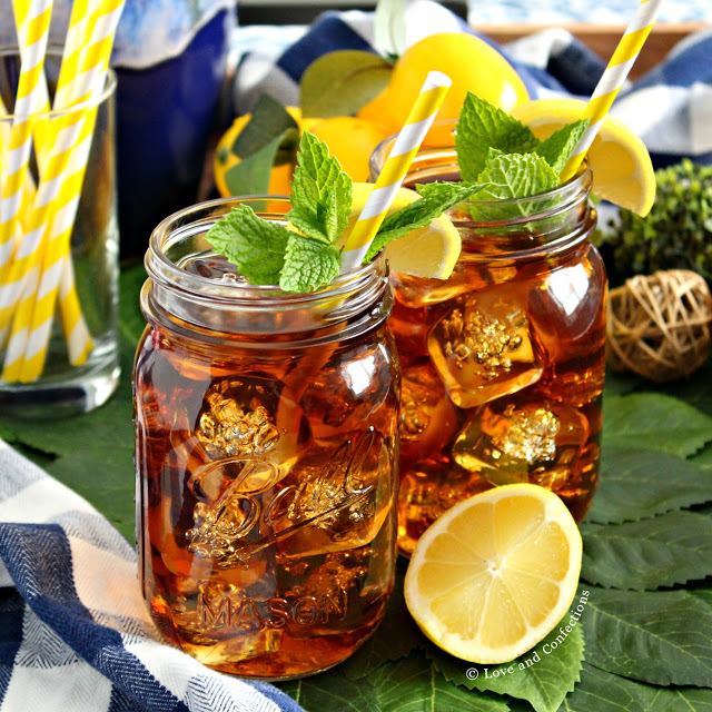 Simple Southern Sweet Tea from LoveandConfections.com