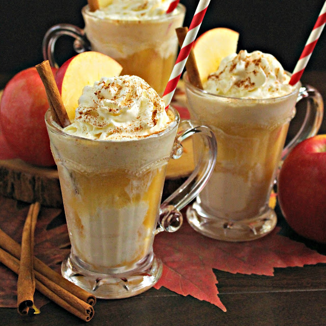 Homemade Apple Cider Floats from LoveandConfections.com
