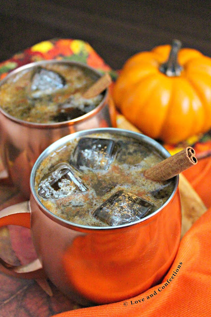 Pumpkin Pie Moscow Mule from LoveandConfections.com #PumpkinWeek