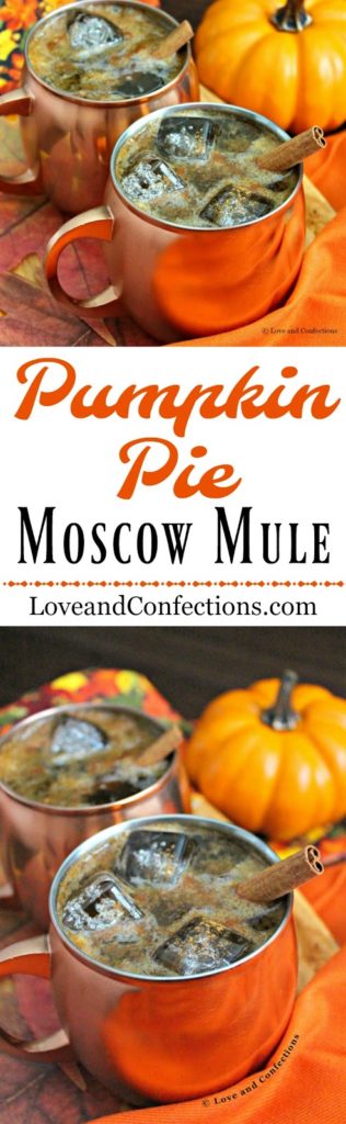 Pumpkin Pie Moscow Mule from LoveandConfections.com #PumpkinWeek