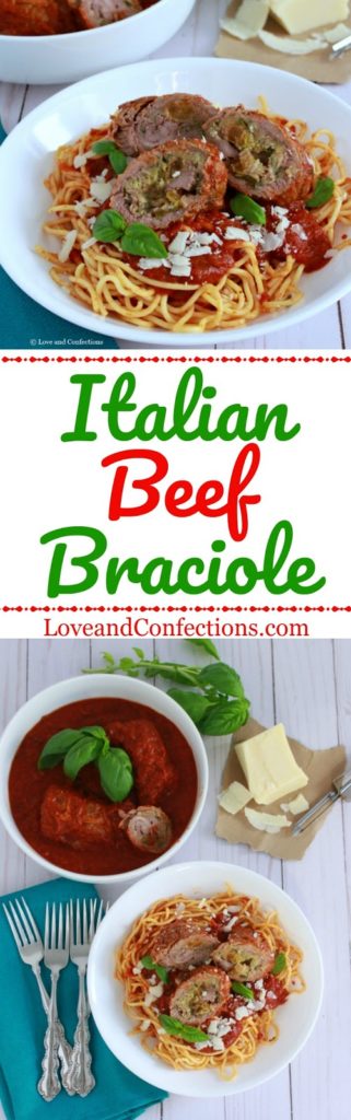 Italian Beef Braciole from LoveandConfections.com
