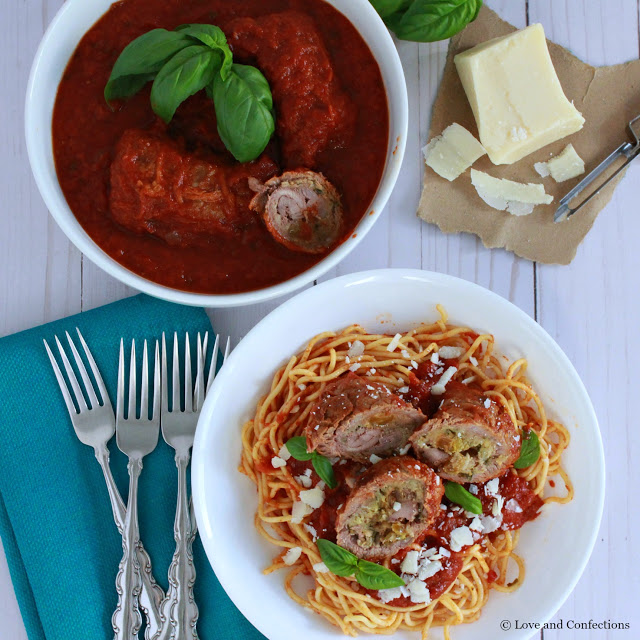 Italian Beef Braciole from LoveandConfections.com