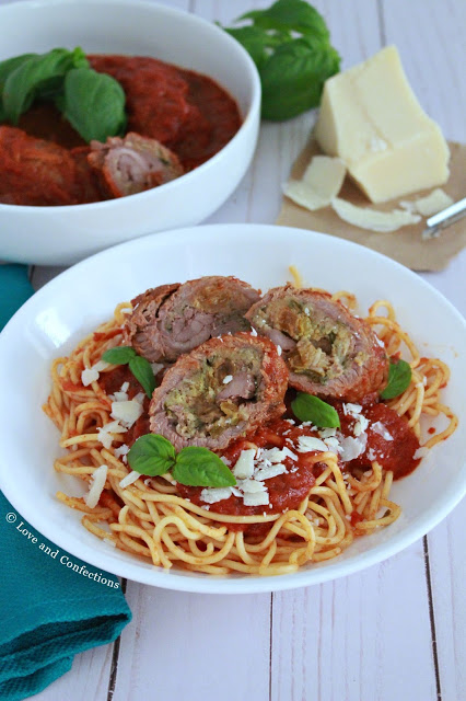 Italian Beef Braciole from LoveandConfections.com