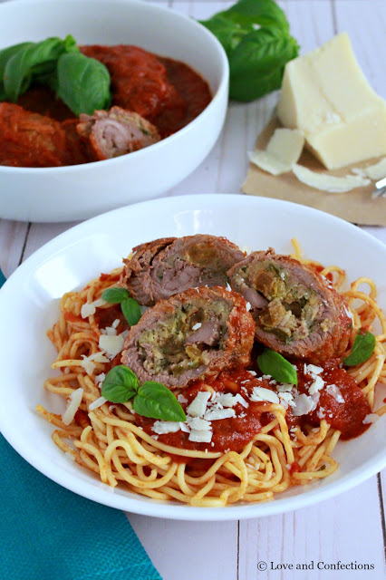 Italian Beef Braciole from LoveandConfections.com