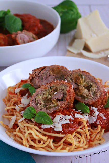 Italian Beef Braciole from LoveandConfections.com