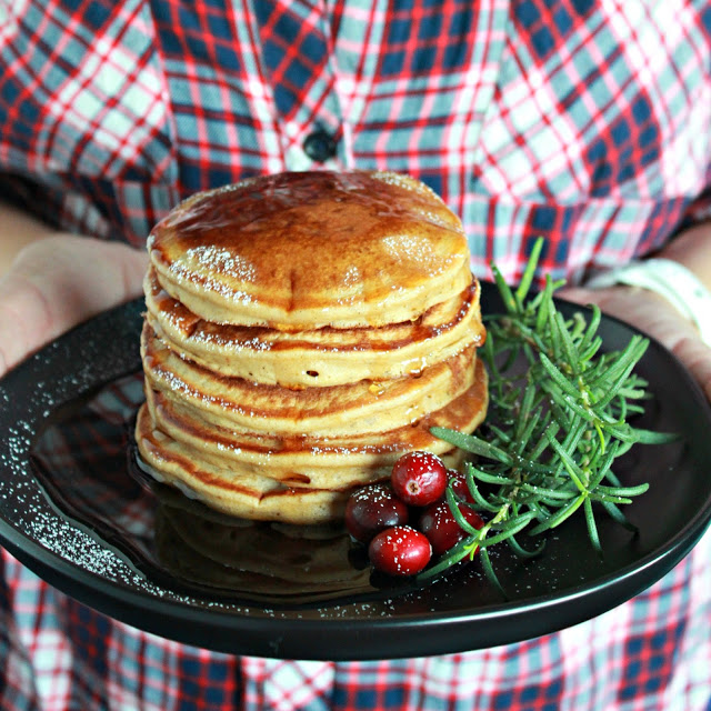 Homemade Gingerbread Pancakes from LoveandConfections.com