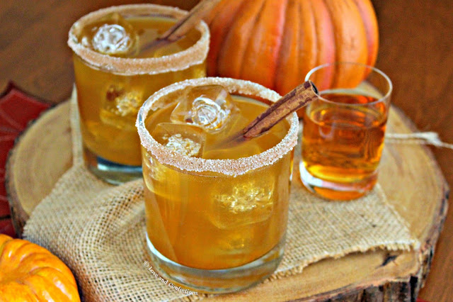 Pumpkin Pie Bourbon Cocktail from LoveandConfections.com #PumpkinWeek #sponsored