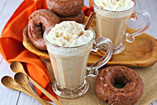 Easy Copycat Pumpkin Spice Latte made with real pumpkin