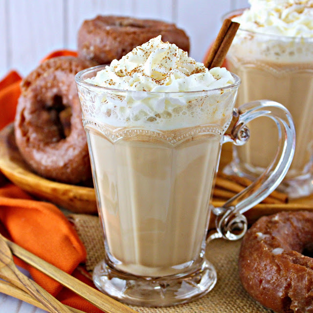 Easy Copycat Pumpkin Spice Latte made with real pumpkin