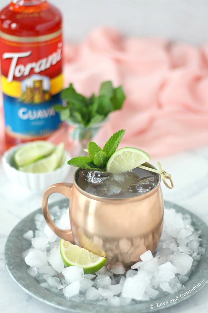 Guava Moscow Mule for #BrunchWeek from LoveandConfections.com #ad