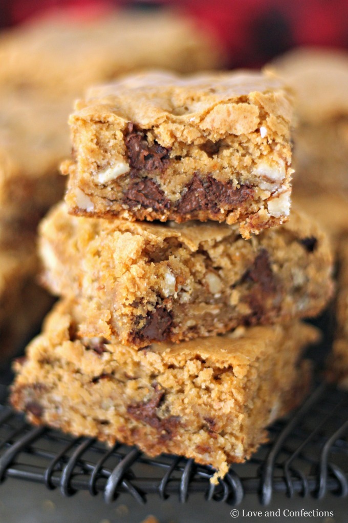 Chocolate Pecan Congo Squares