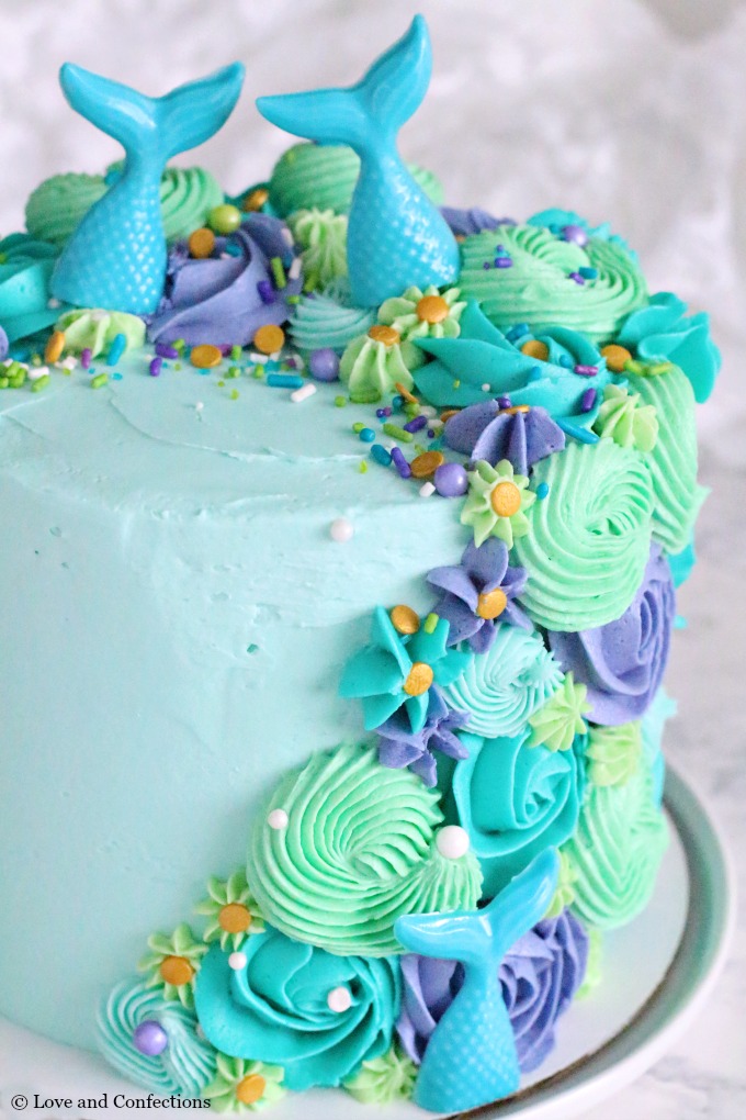 Mermaid layer cake