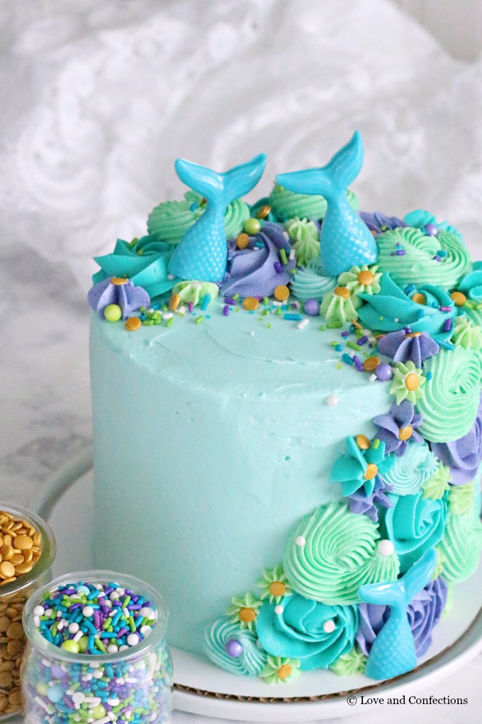 Mermaid layer cake