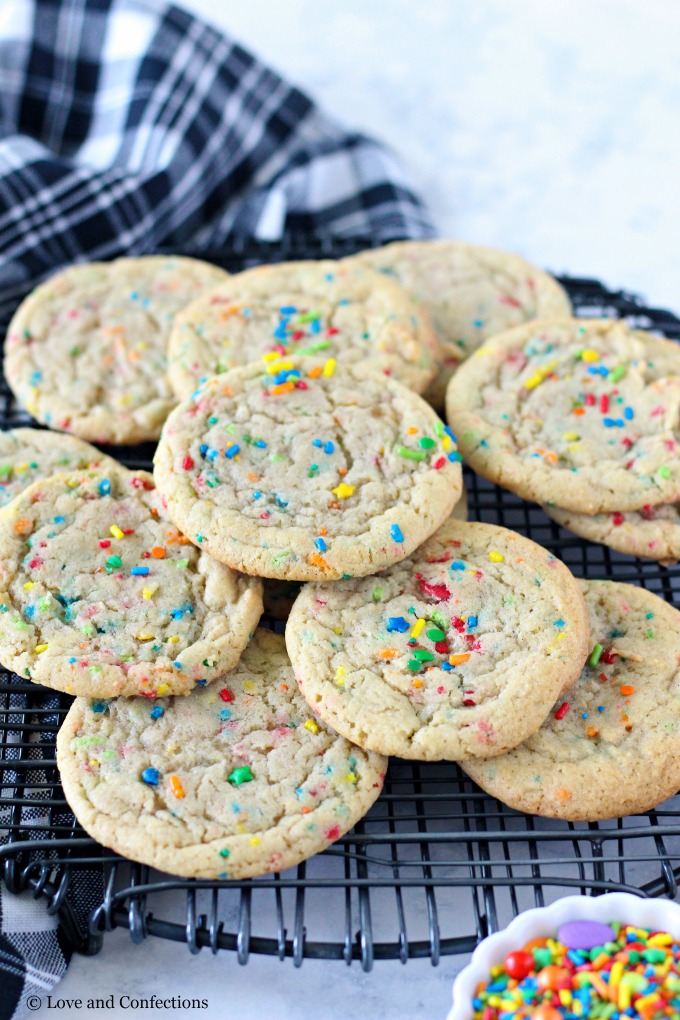 Back-to-School Sprinkle Sugar Cookies