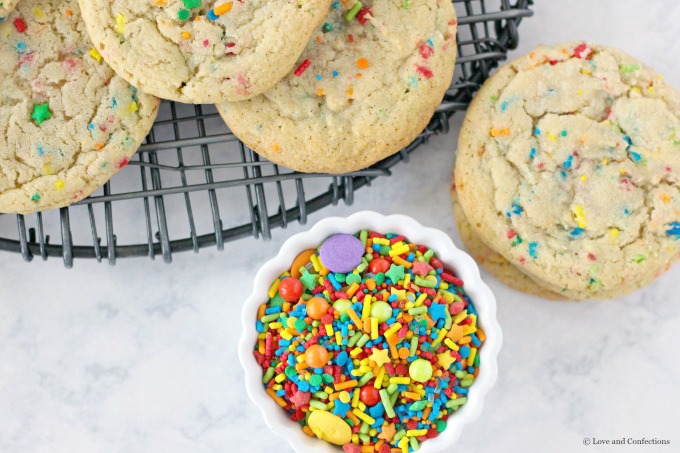 Back-to-School Sprinkle Sugar Cookies